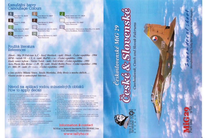 Obtisky - Mig-29, 9-12, part 1 (1:32) - 32008