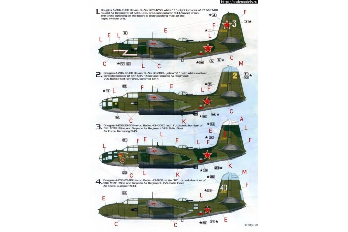 Obtisky - A-20 Boston / Havoc, part 2 (1:48) - 48047