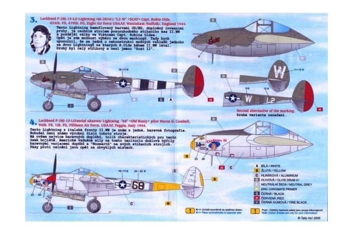 Obtisky - P-38 Lighting, part 2 (1:48) - 48037