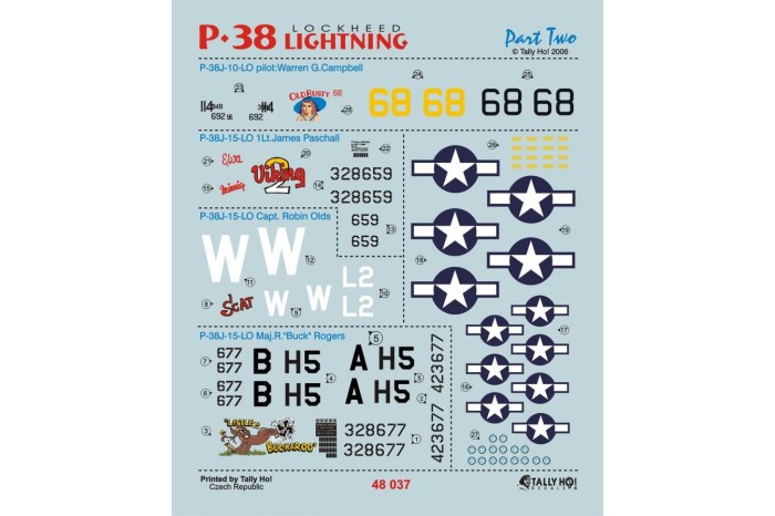 Obtisky - P-38 Lighting, part 2 (1:48) - 48037