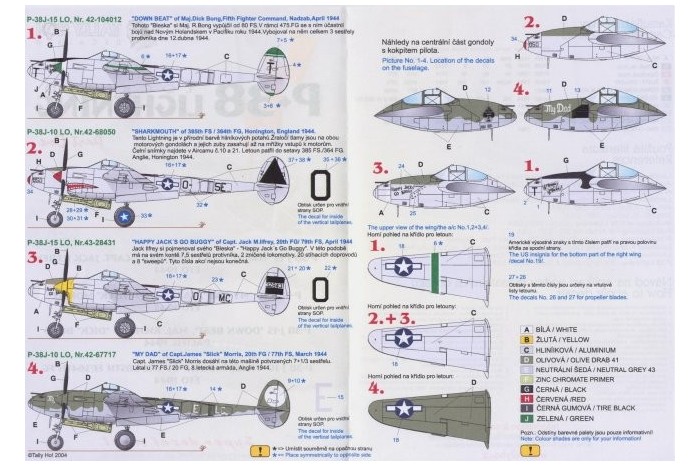 Obtisky - P-38 Lighting, part 1 (1:48) - 48032