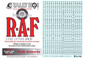 Obtisky - RAF Code letters (1:48) - 48011