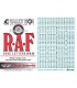 Obtisky - RAF Code letters (1:48) - 48010