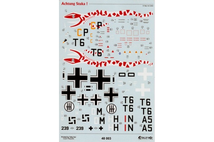 Obtisky - JU-87 Achtung Stuka! (1:48) - 48003
