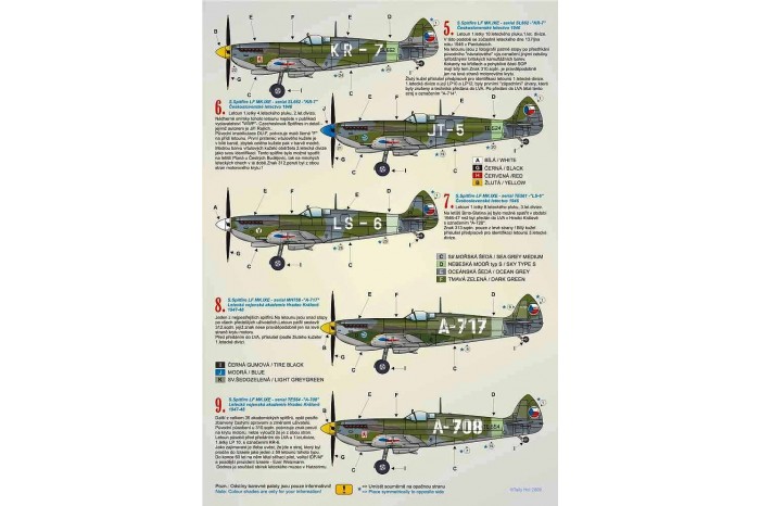 Obtisky - Cs Spitfires 1945 - 1952, part 1 - 72036