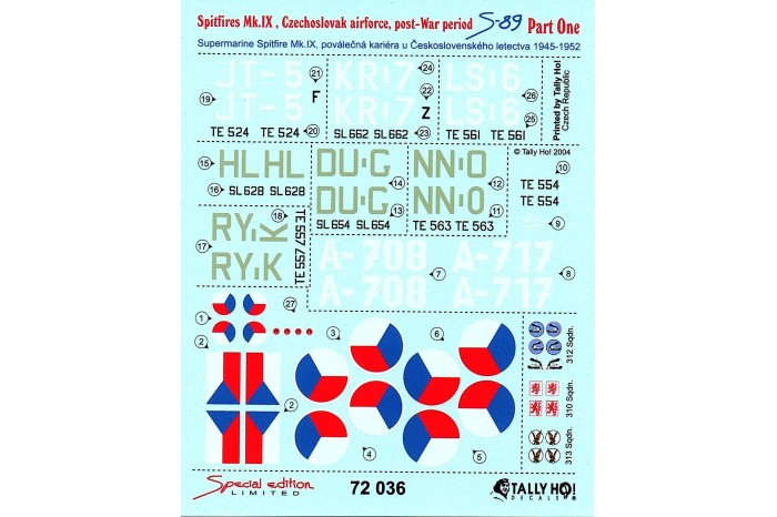 Obtisky - Cs Spitfires 1945 - 1952, part 1 - 72036
