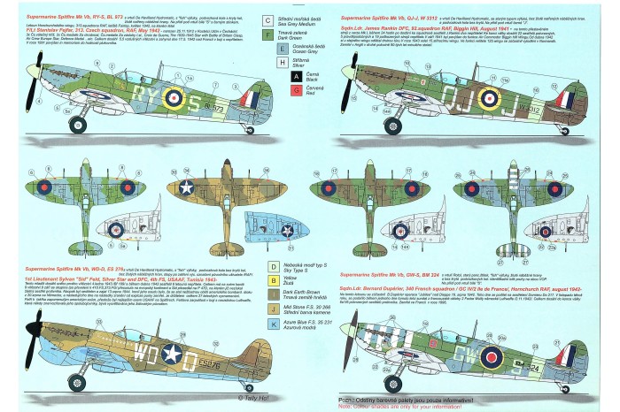 Obtisky - Spitfire Mk.V - ACES, part 1 - 72023