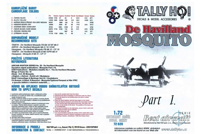 Obtisky - Mosquito, part 1 - 72020