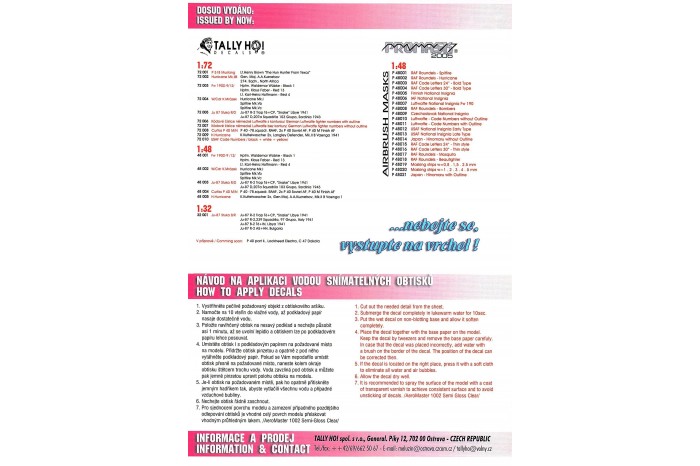 Obtisky - USAF Code numbers - 72010