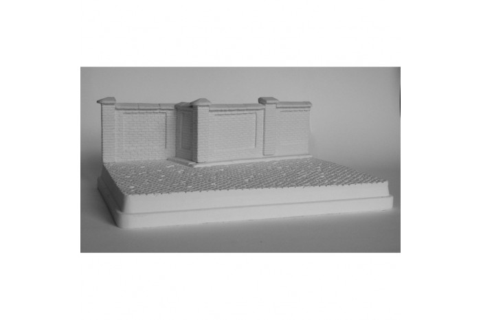 Ulice s cihlovou zdí - 3N20