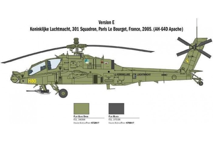 Model Kit vrtulník 2748 - AH-64D LONGBOW APACHE (1:48)