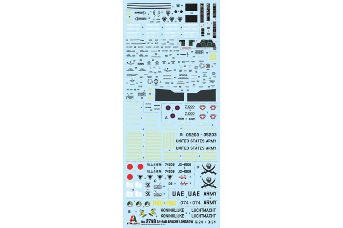 Model Kit vrtulník 2748 - AH-64D LONGBOW APACHE (1:48)