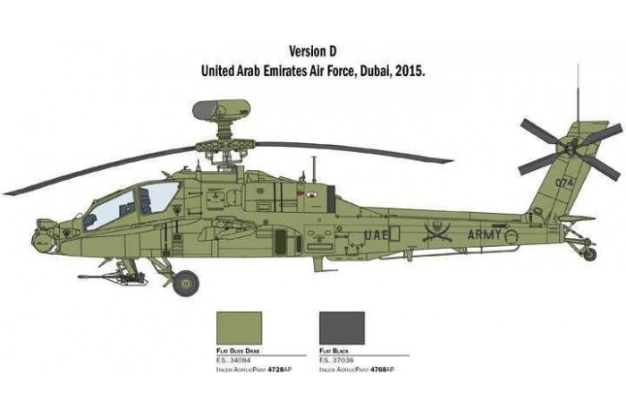 Model Kit vrtulník 2748 - AH-64D LONGBOW APACHE (1:48)