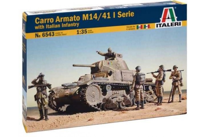 Model Kit tank 6543 - M13/40 with Bersaglieri (1:35)