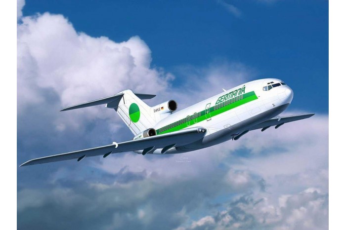 ModelSet letadlo 63946 -  Boeing 727-100 GERMANIA (1:144)
