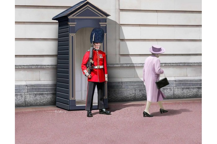 Plastic ModelKit figurka 02800 - Queen´s Guard (1:16)