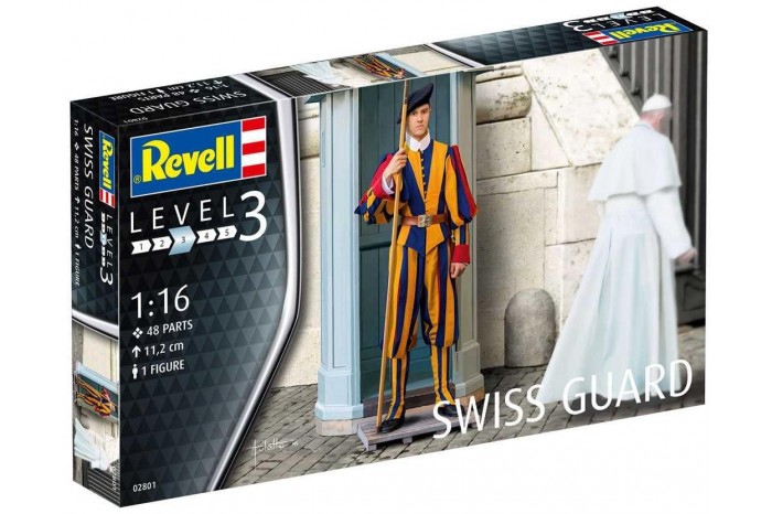 Plastic ModelKit figurka 02801 - Swiss Guard (1:16)