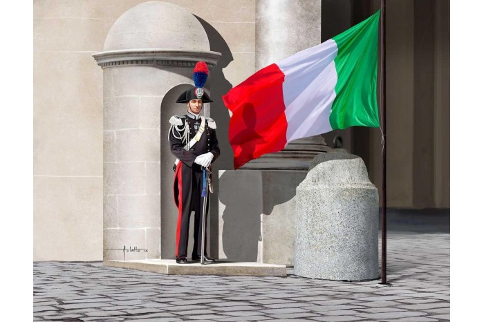 Plastic ModelKit figurka 02802 - Carabinier (1:16)