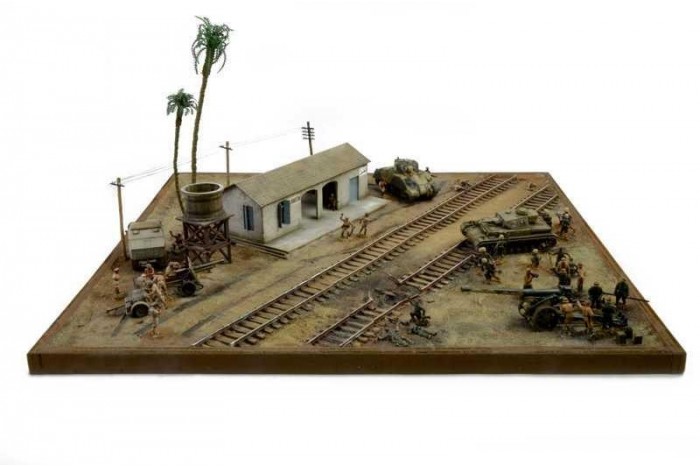 Model Kit diorama 6181 - EL ALAMEIN WAR - BATTLESET (1:72)
