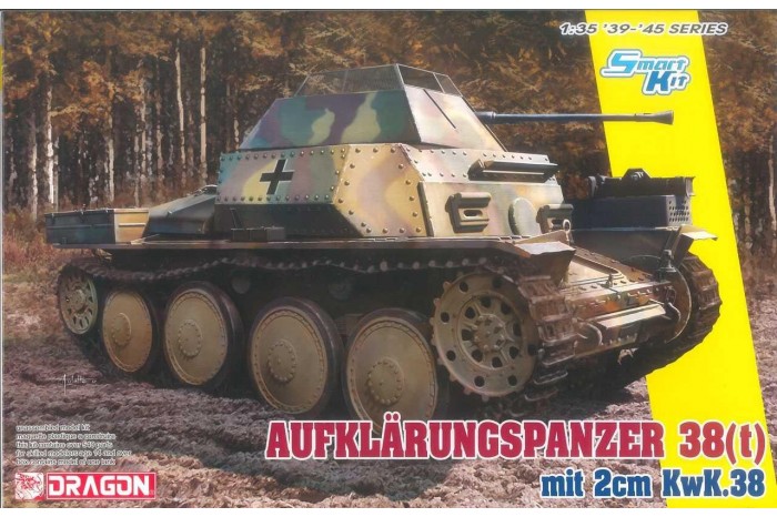 Model Kit military 6890 - Aufklarungspanzer 38(t) mit 2cm Kw.K.38 (Smart Kit) (1:35)