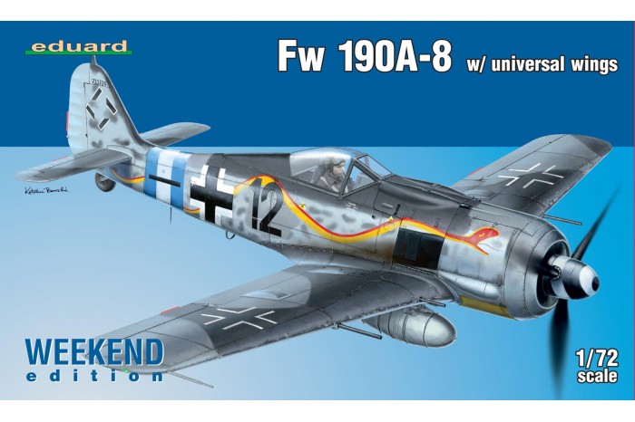 Fw 190A-8 s univerzálním křídlem (1:72) - 7443