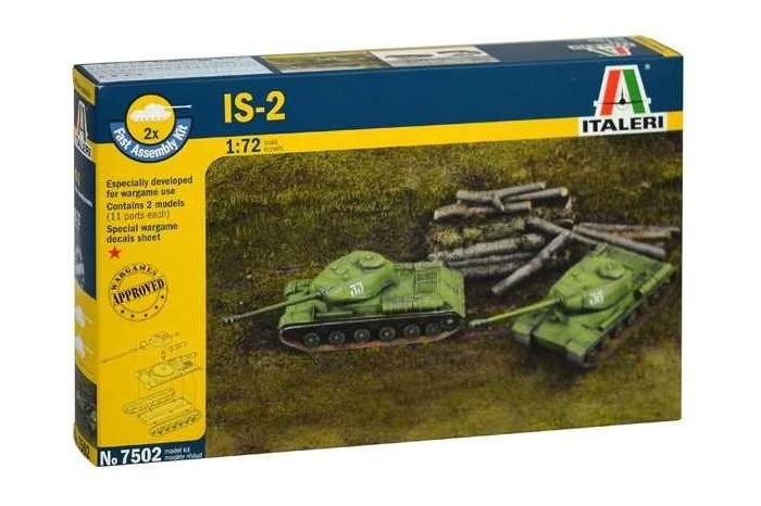 Fast Assembly tanky 7502 - IS-2 (1:72)