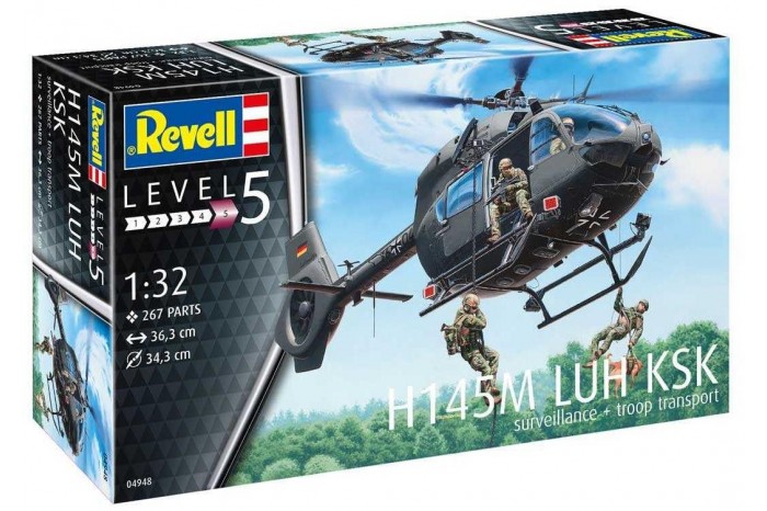 Plastic ModelKit vrtulník 04948 - H145M LUH KSK (1:32)