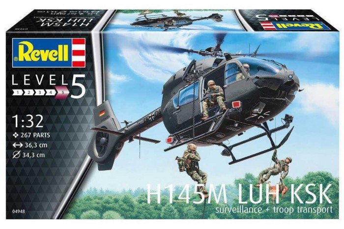Plastic ModelKit vrtulník 04948 - H145M LUH KSK (1:32)
