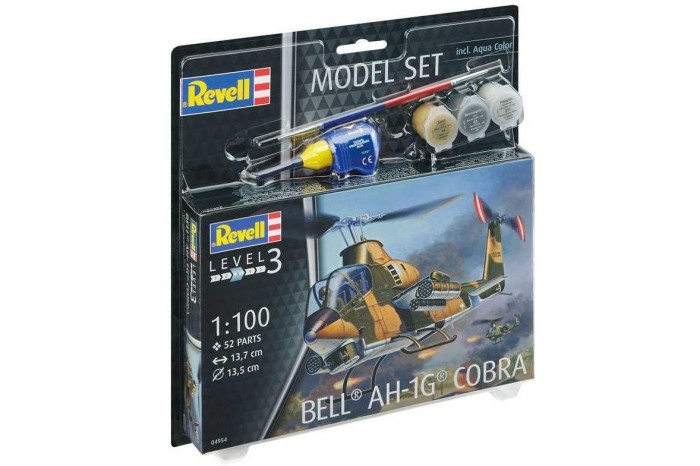 ModelSet vrtulník 64954 -  Bell AH-1G Cobra (1:100)