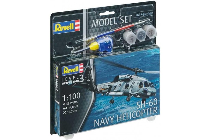ModelSet vrtulník 64955 -  SH-60 Navy Helicopter (1:100)