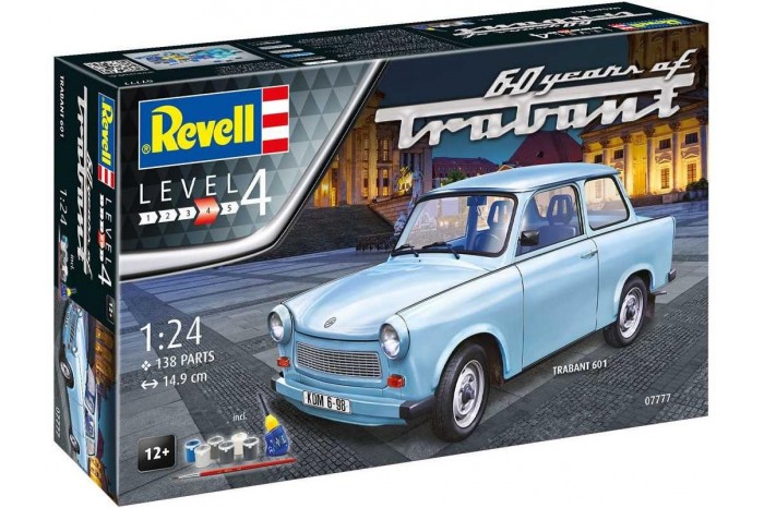 Gift-Set auto 07777 - Trabant 601S 60 Years of Trabant (1:24)