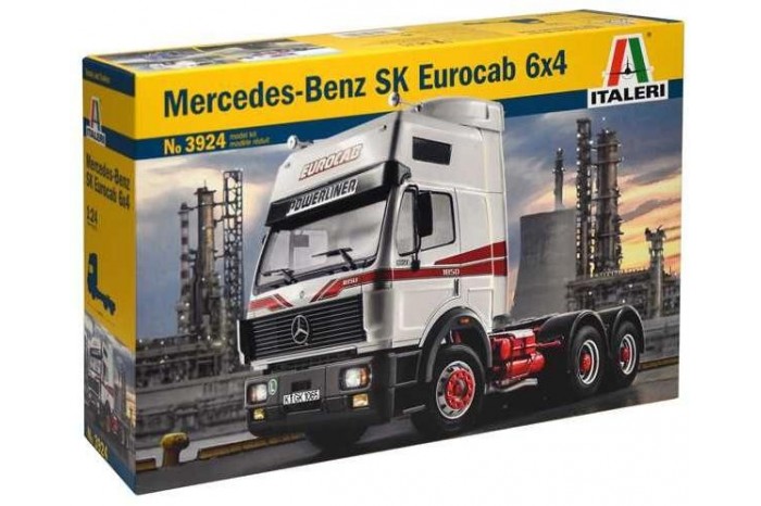 Model Kit truck 3924 - MERCEDES-BENZ SK EUROCAB 6x4 (1:24)