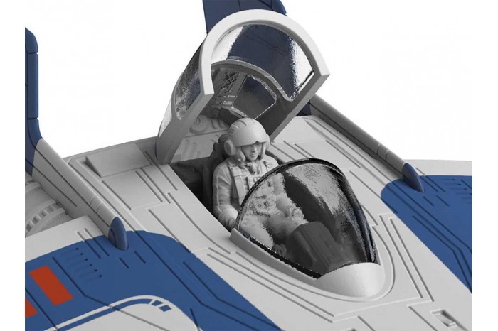 Build & Play SW 06762 - Resistance A-wing Fighter (modrý)