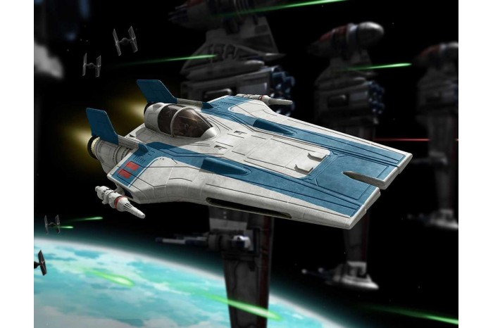 Build & Play SW 06762 - Resistance A-wing Fighter (modrý)