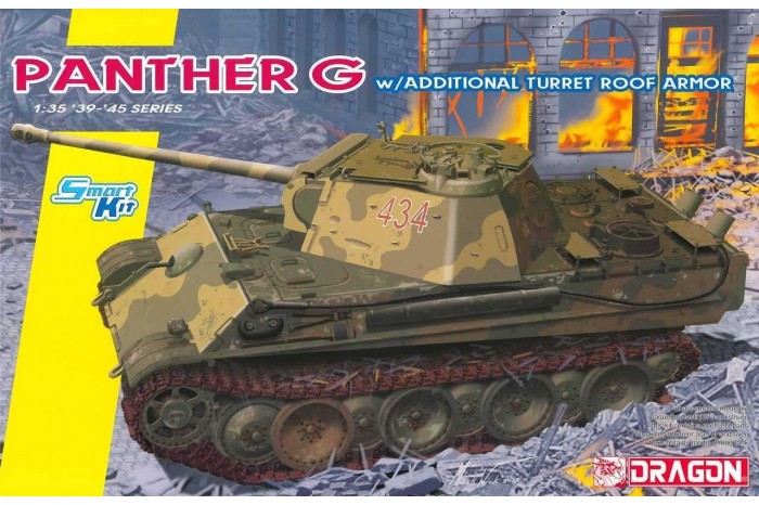 Model Kit tank 6897 - Panther Ausf.G Late Production w/Add-on Anti-Aircraft Armor (1:35)