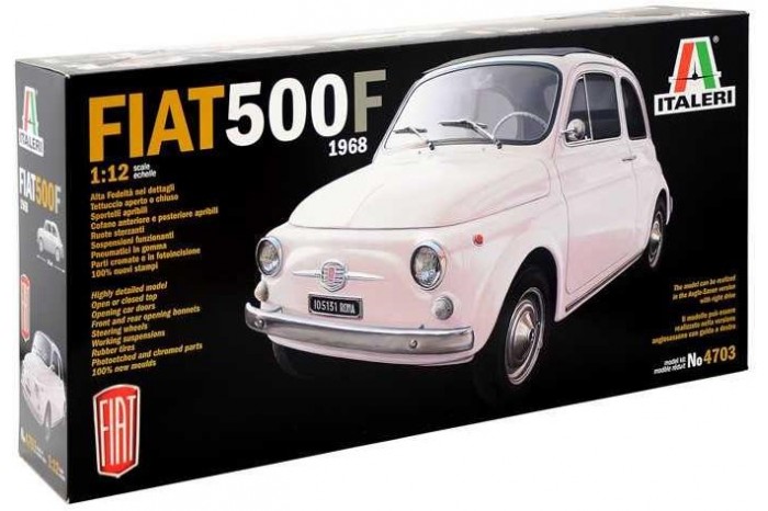 Model Kit auto 4703 - FIAT 500 F 1968 (1:12)