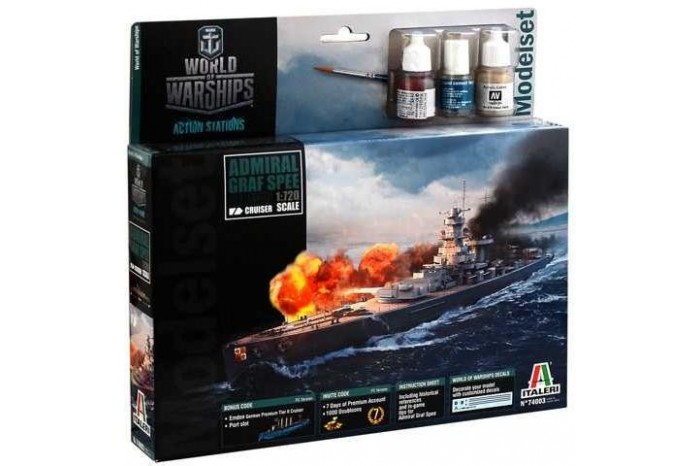 Model Set World of Warships 74003 - Admiral Graf Spee (1:72)