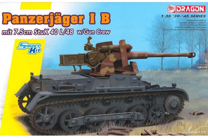 Model Kit tank 6781 - Panzerjäger IB mit StuK 40 L/48 (Smart Kit) (1:35)
