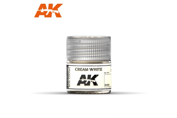 Krémově bílá (Cream White) RAL 9001 - RC002