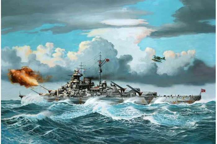 ModelSet loď 65822 - Tirpitz (1:1200)