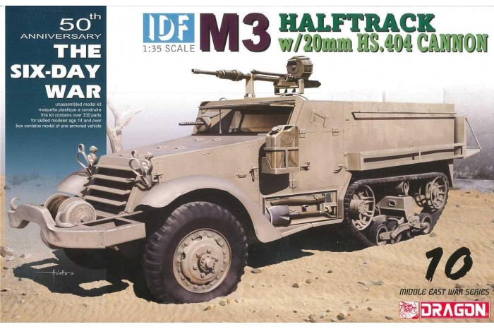 Model Kit military 3598 - IDF M3 Halftrack w/20mm HS.404 cannon (1:35)