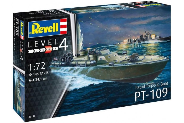 Plastic ModelKit loď 05147 - Patrol Torpedo Boat PT109 (1:72)
