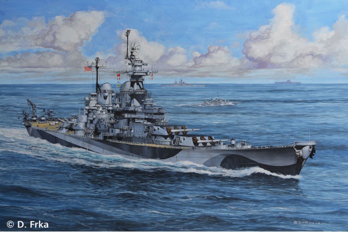 Battleship U.S.S. Missouri (WWII)  (1:1200) - 65128