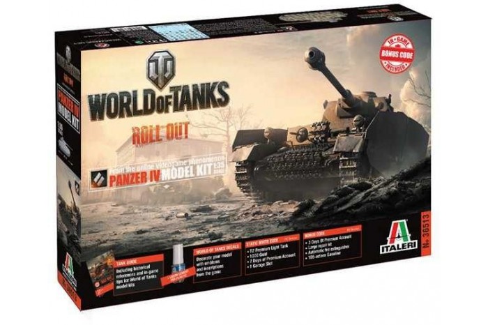 Model Kit World of Tanks 36513 - Panzer IV (1:35)