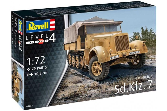 Plastic ModelKit military 03263 - Sd.Kfz. 7 (Late Production) (1:72)