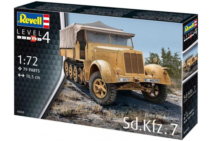 Plastic ModelKit military 03263 - Sd.Kfz. 7 (Late Production) (1:72)