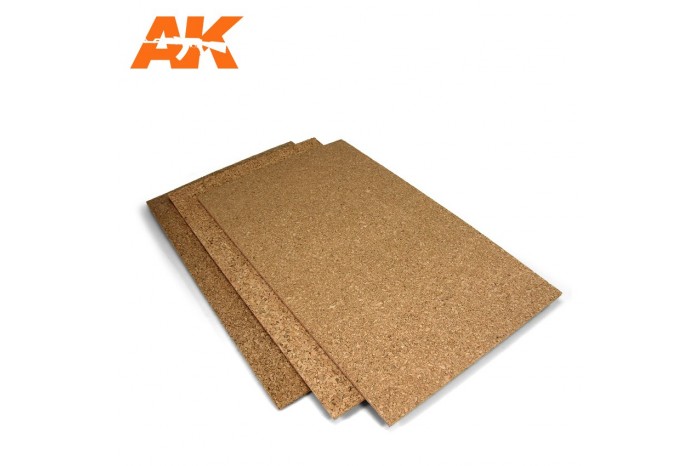 Cork Sheet 200x290x 6mm fine grained - 8052