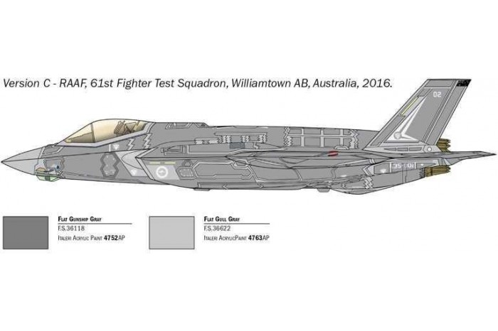 Model Kit letadlo 1409 -F-35 A LIGHTNING II CTOL version (1:72)
