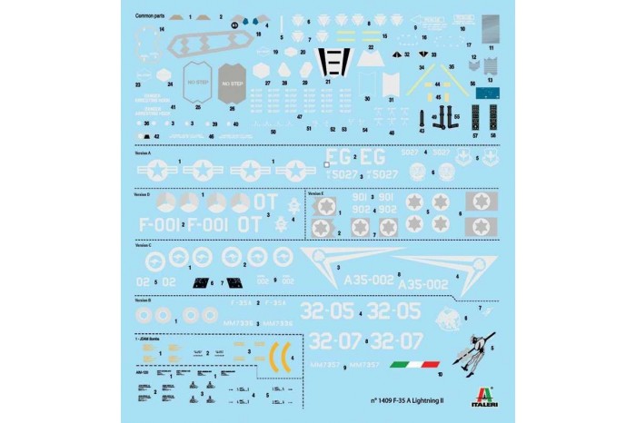 Model Kit letadlo 1409 -F-35 A LIGHTNING II CTOL version (1:72)