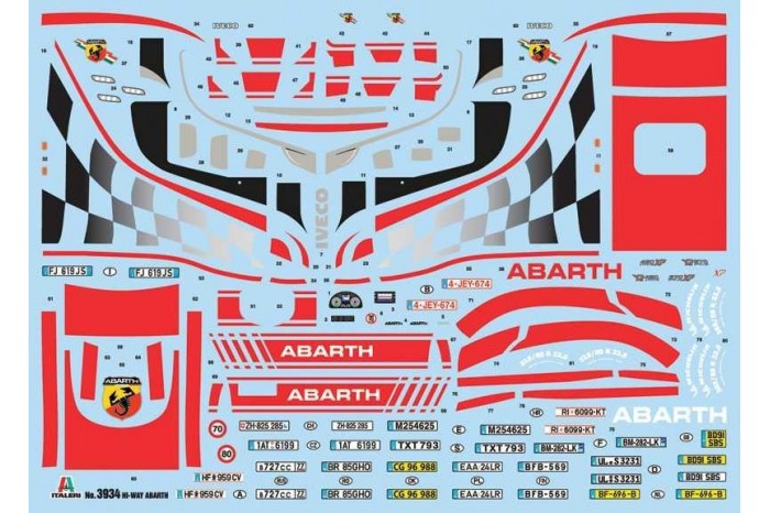 Model Kit truck 3934 - IVECO HI-WAY E5 ABARTH (1:24)